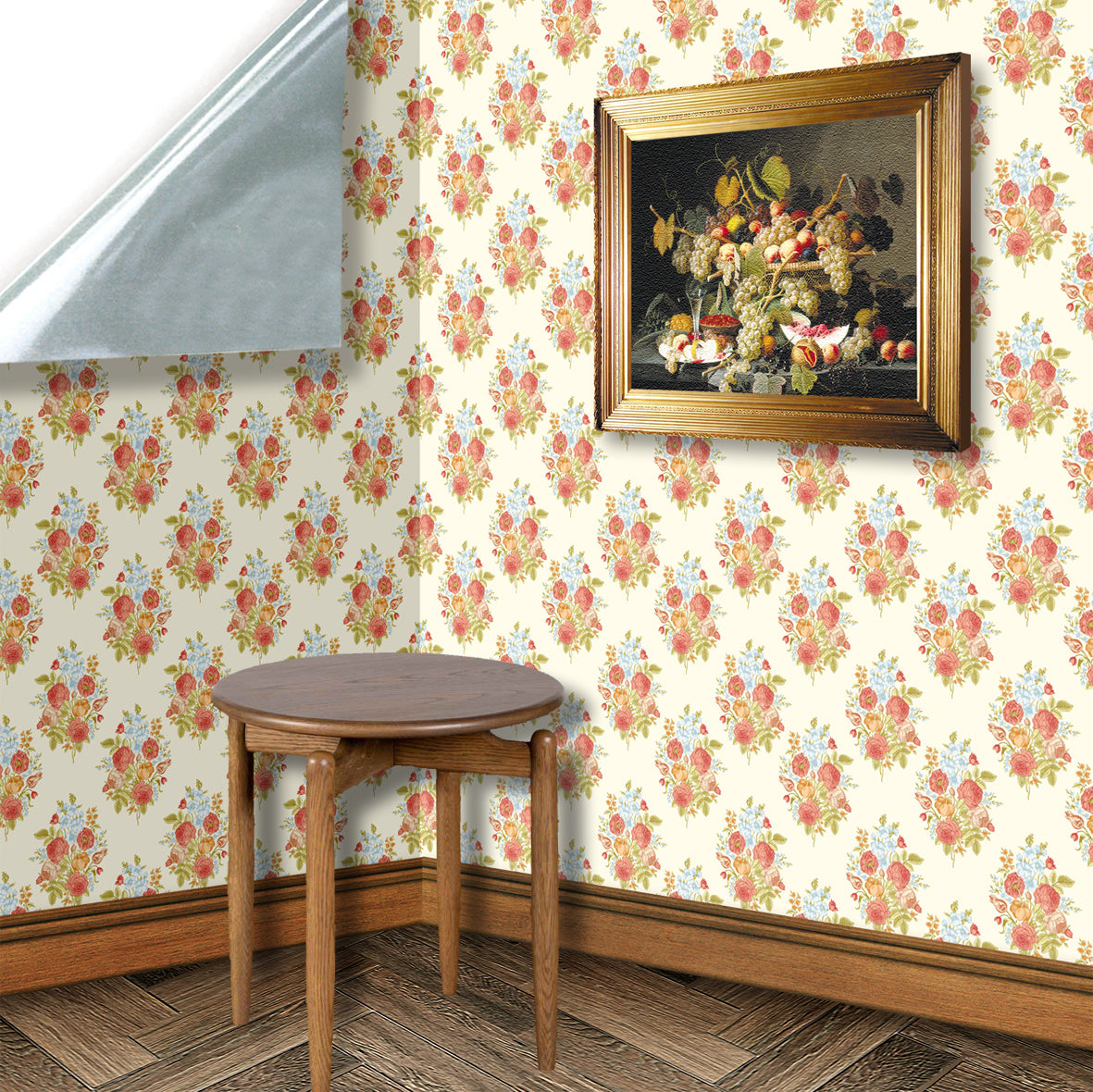 121. Victorian Bouquet Wallpaper