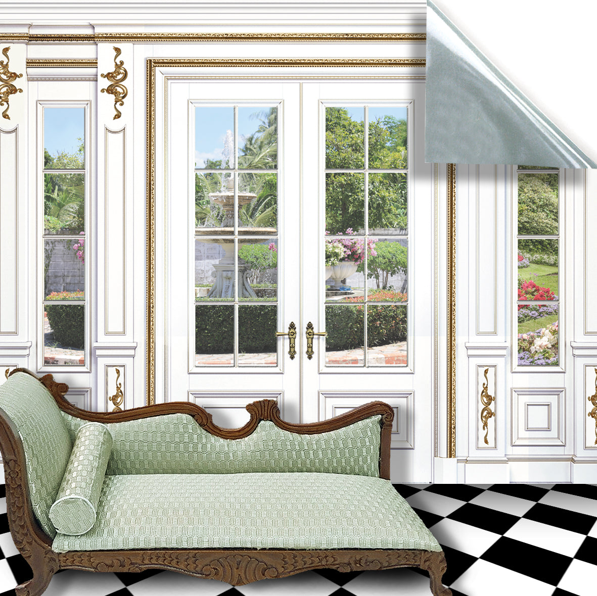 181. Feature Wall / Classic French Windows