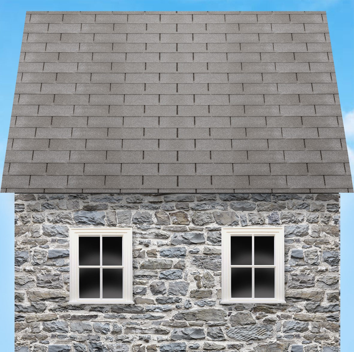 198. Shingle Roof Grey