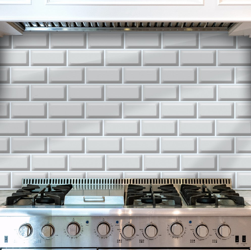 82. Light Grey Metro Tiles