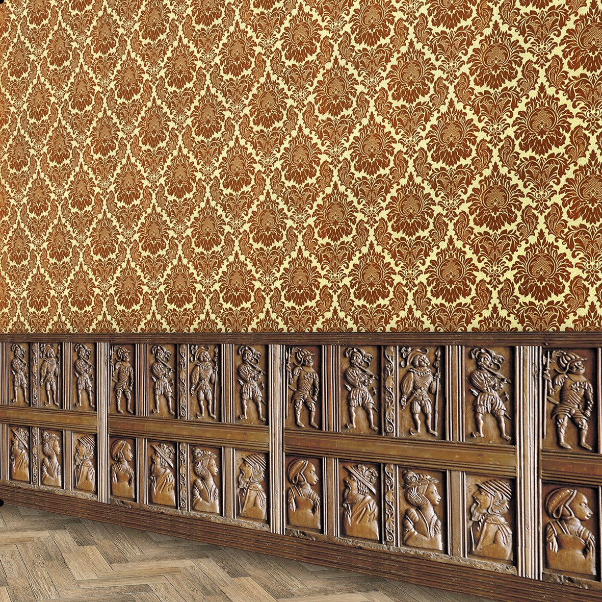 41. Half Wall Panelling