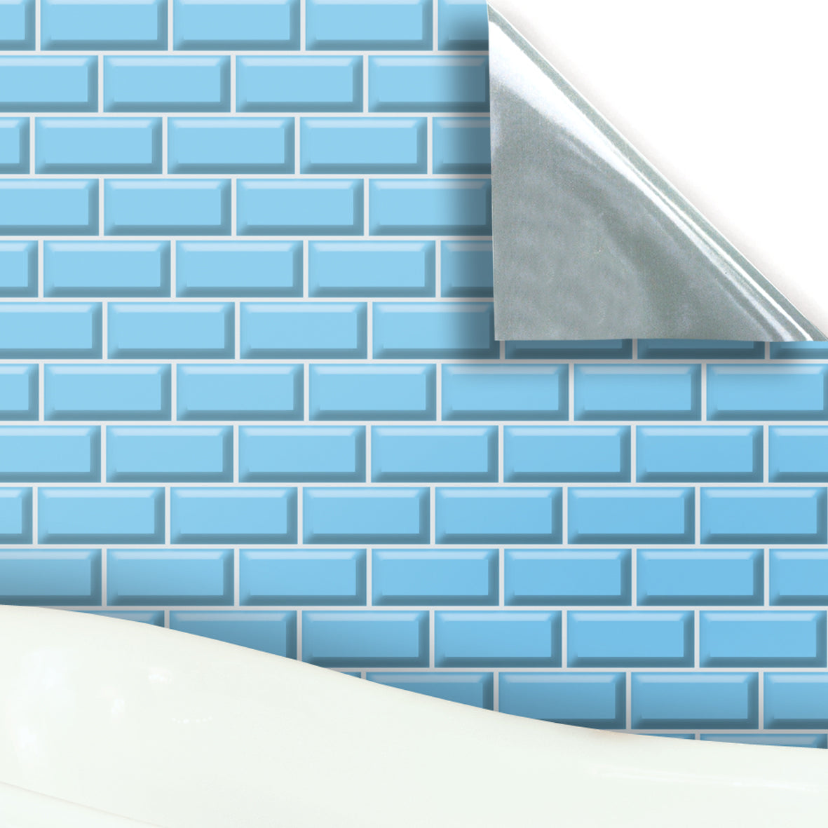 83. Light Blue Metro Tiles