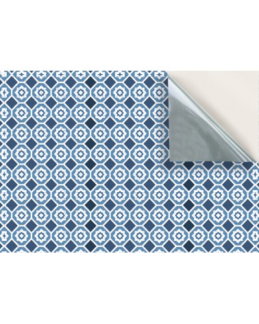 167. Vintage Floor Tiles Blue Shades