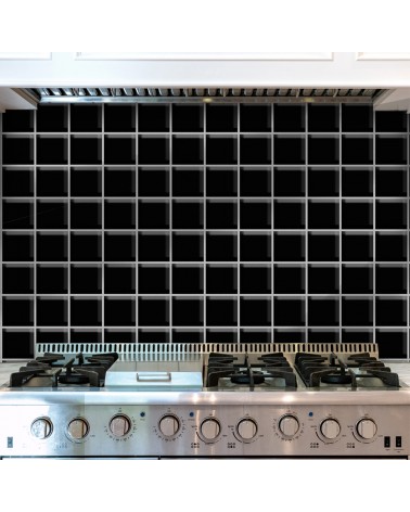 75. Black Square Tiles