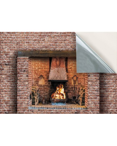 158. Inglenook Brick Fireplace