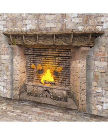 176. Feature Wall / Natural Stone Fireplace