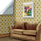 100. Vintage Green & Yellow Wallpaper