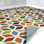 101. Vintage Geometric Pattern Lino
