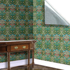 131. Morris Floral Green Wallpaper