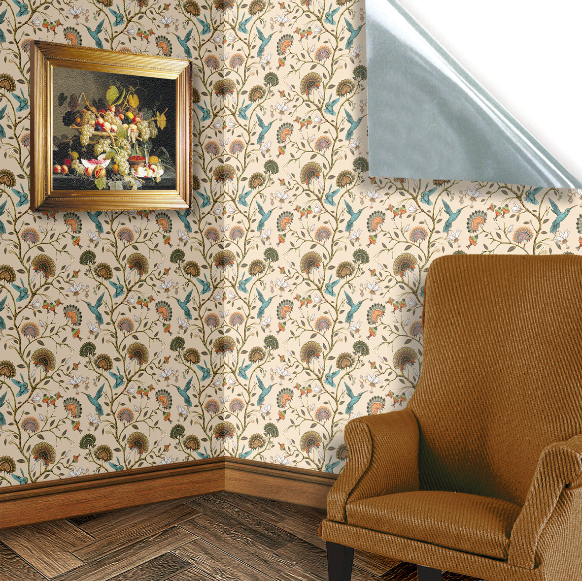 139. Vintage Kingfishers Wallpaper