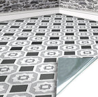 166. Vintage Floor Tiles Grey Shades