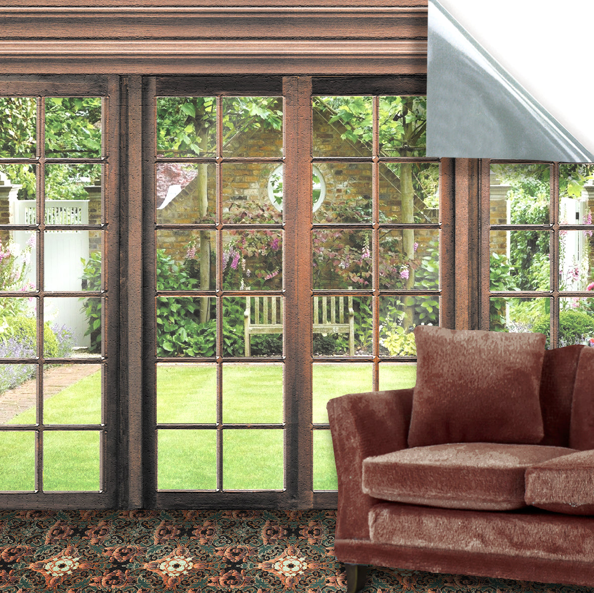 180. Feature Wall / French Windows