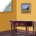 1. Fleur on Gold Wallpaper