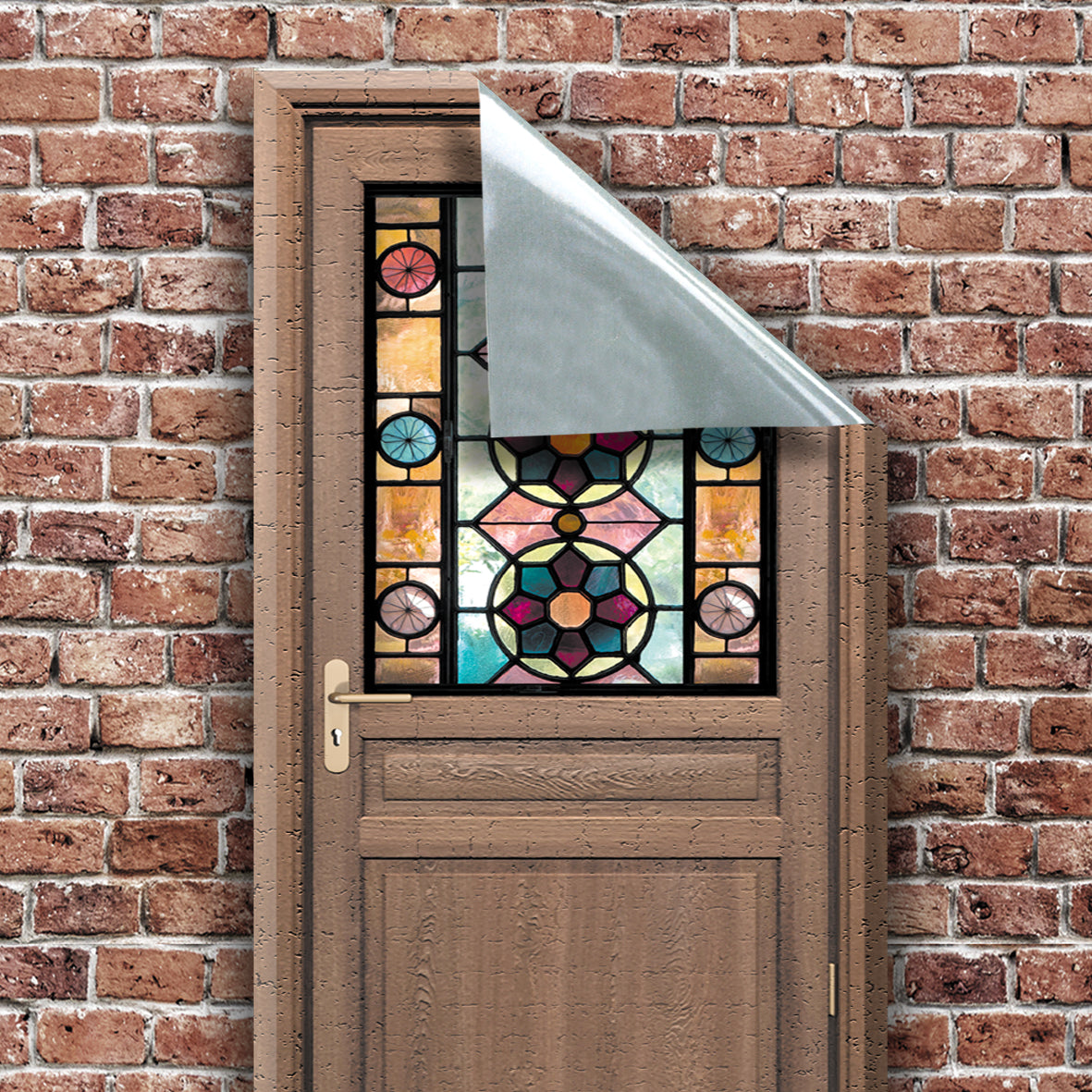 208. Old Glass Panel Doors