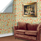 21. Floral on Cream Wallpaper