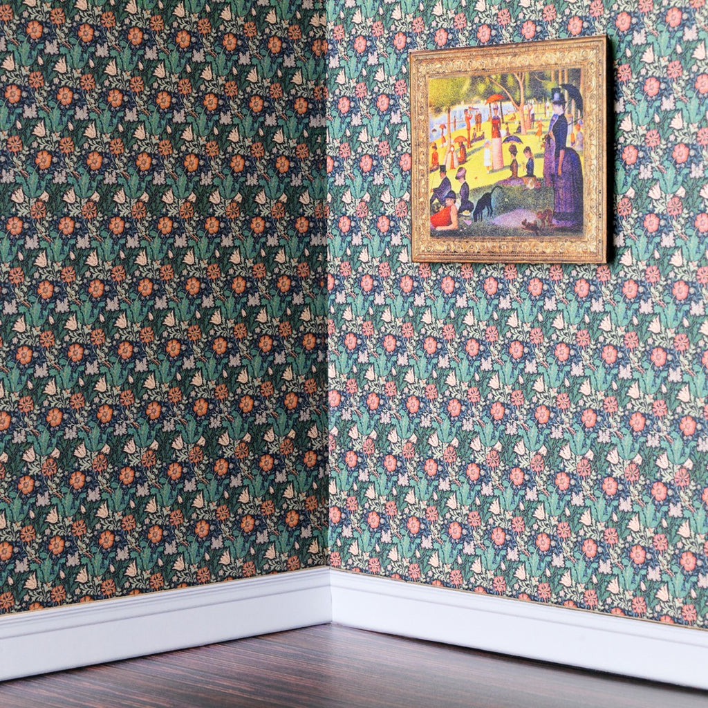 5. William Morris Floral Wallpaper