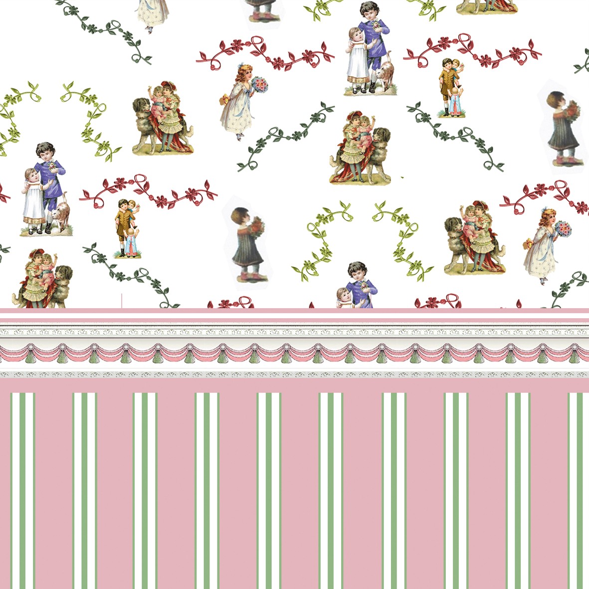 8. Regency Nursery Wallpaper
