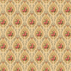 9. Victorian Floral on Beige Wallpaper