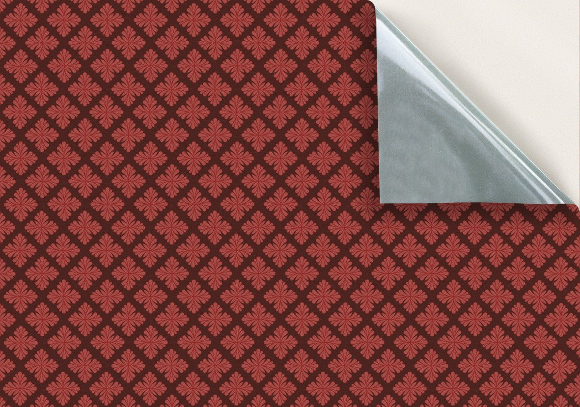 13. Dark Red Lattice Wallpaper