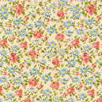 21. Floral on Cream Wallpaper