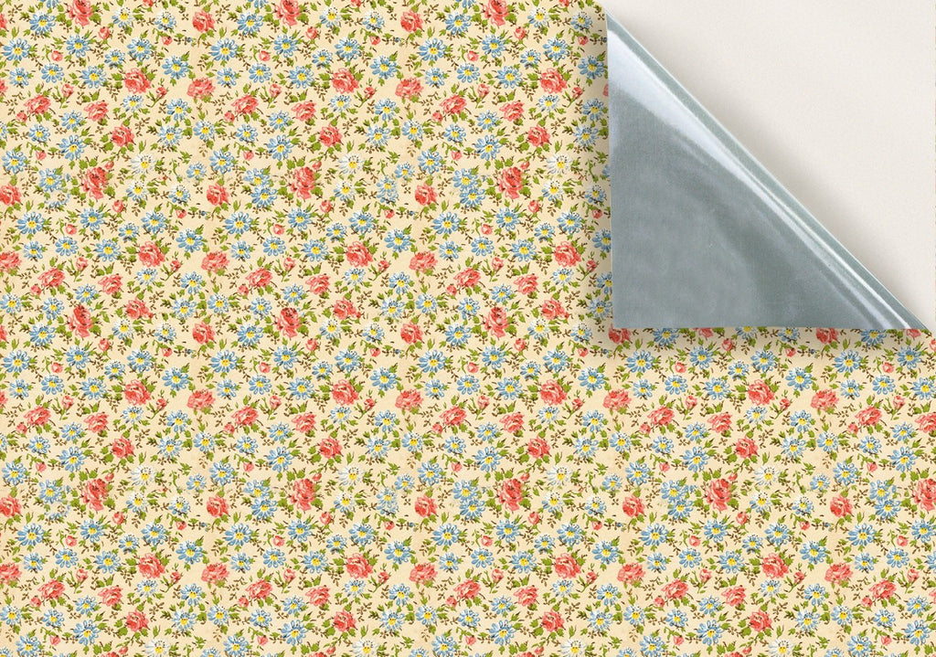 21. Floral on Cream Wallpaper