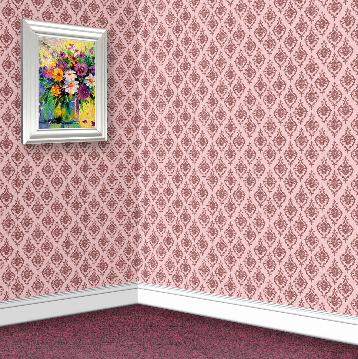 25. Pink Lattice Wallpaper