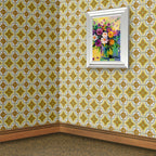 100. Vintage Green & Yellow Wallpaper