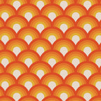 103. Vintage Orange Wallpaper