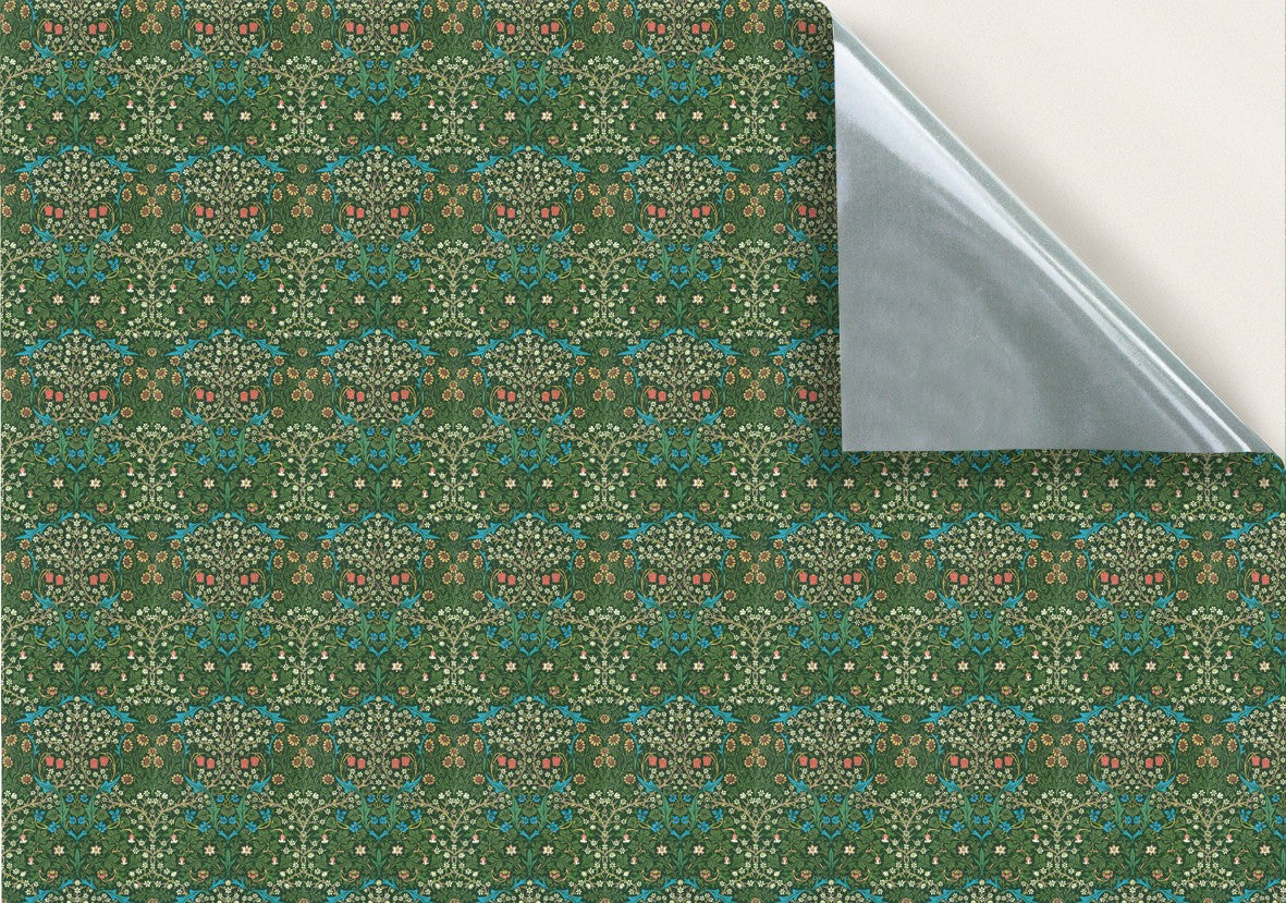 131. Morris Floral Green Wallpaper