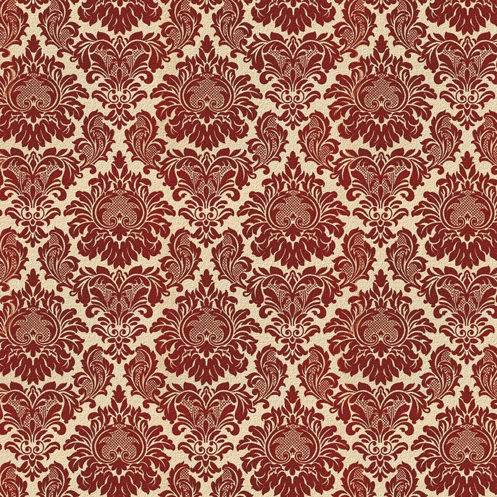 122. Victorian Velvet Red Wallpaper