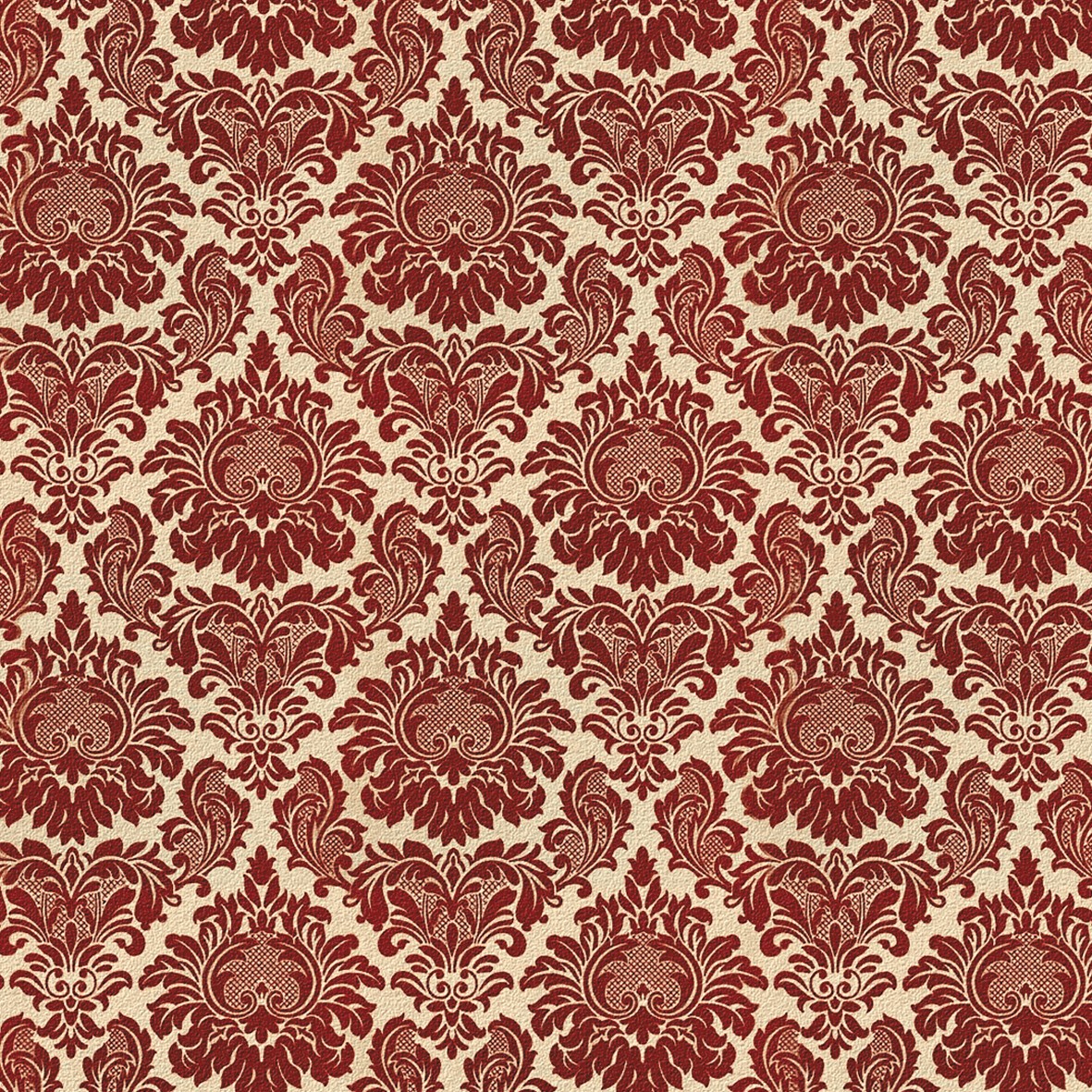 122. Victorian Velvet Red Wallpaper