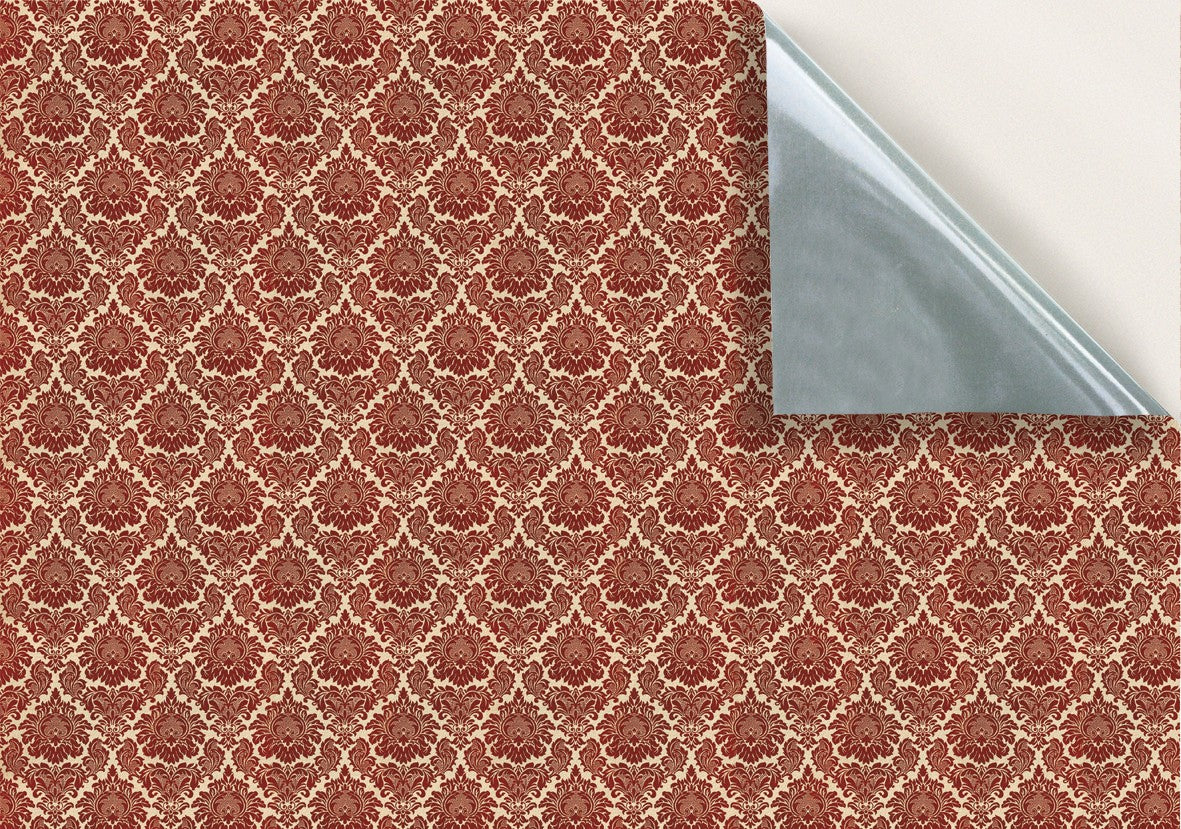 122. Victorian Velvet Red Wallpaper