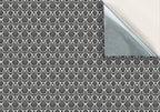 123. Victorian Flock Black Wallpaper