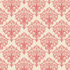 125. Victorian Pink Rococo Wallpaper