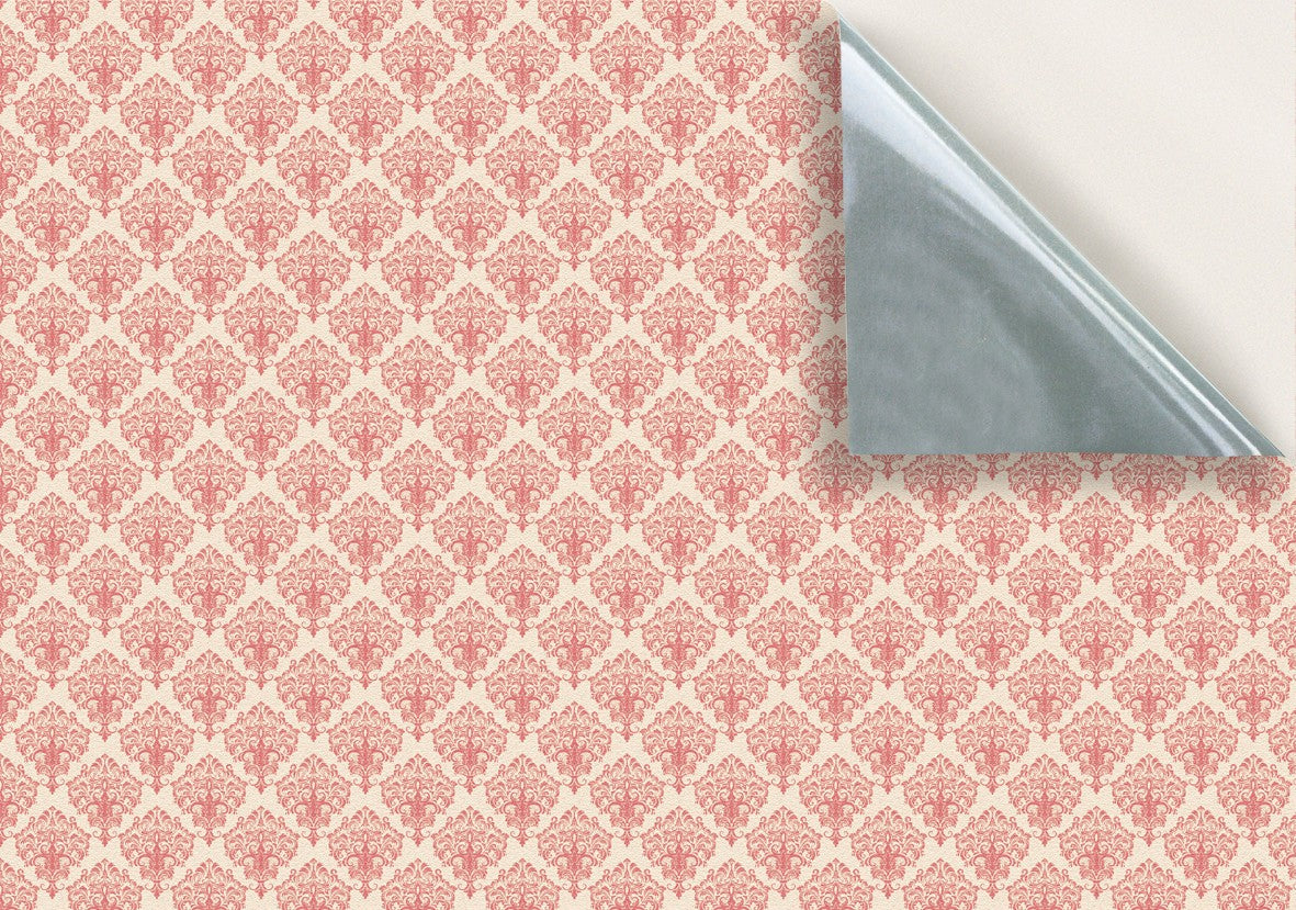 125. Victorian Pink Rococo Wallpaper