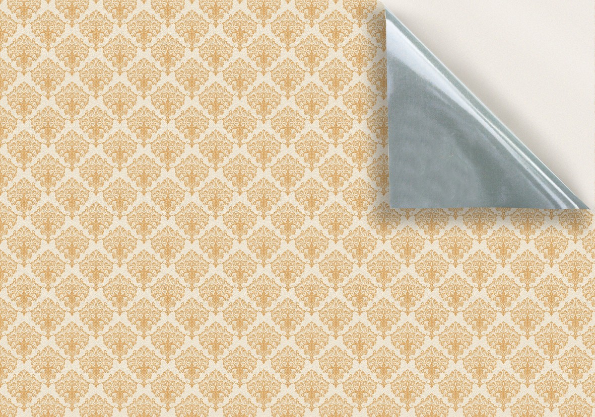 126. Victorian Beige Rococo Wallpaper