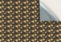 127. Victorian Floral Gold Black Wallpaper