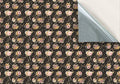 128. Victorian Floral Pink Brown Wallpaper