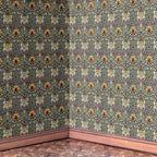 129. Morris Flame Wallpaper