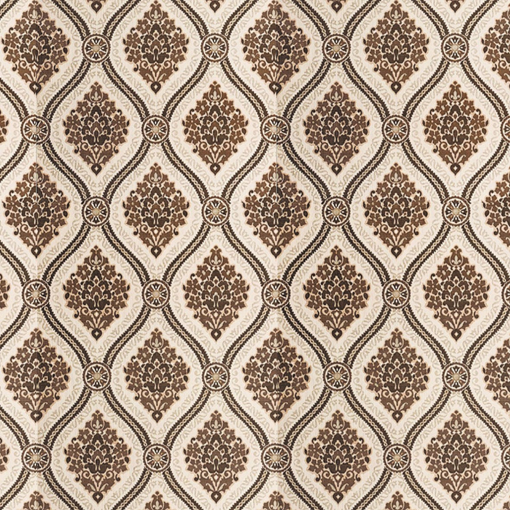 134. Vintage Floral Brown Wallpaper