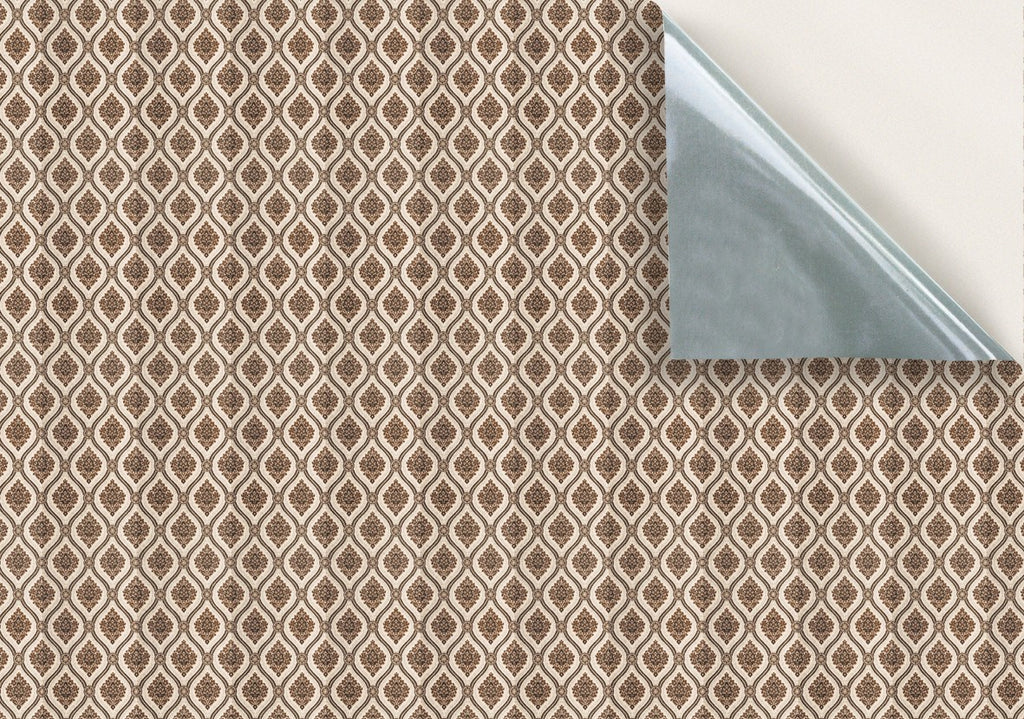 134. Vintage Floral Brown Wallpaper