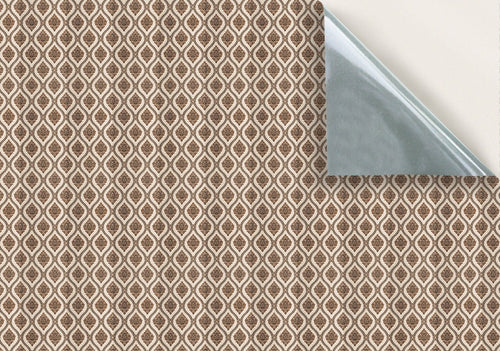 134. Vintage Floral Brown Wallpaper