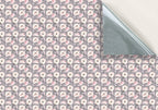 137. Vintage Pink Rose On Grey Wallpaper