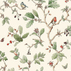 138. Vintage Robins & Blue Tits Wallpaper