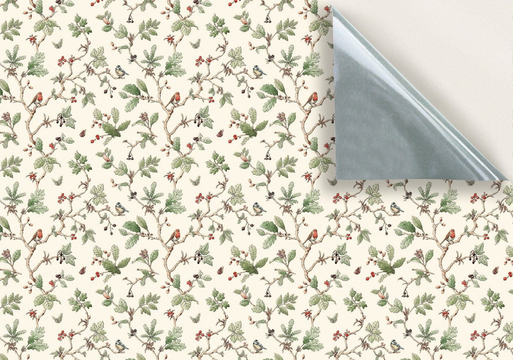 138. Vintage Robins & Blue Tits Wallpaper