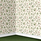 138. Vintage Robins & Blue Tits Wallpaper