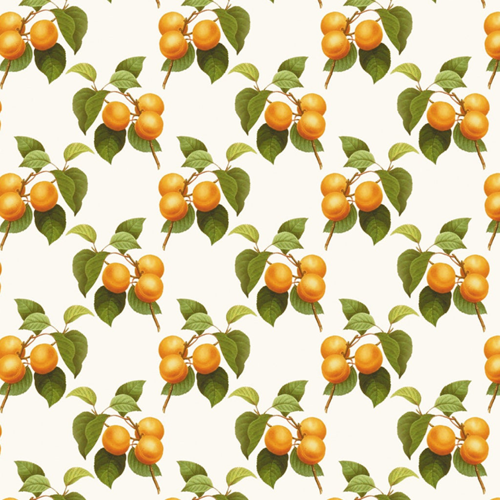 142. Vintage Apricot Fruit Wallpaper