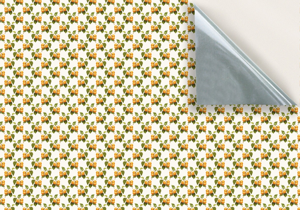 142. Vintage Apricot Fruit Wallpaper