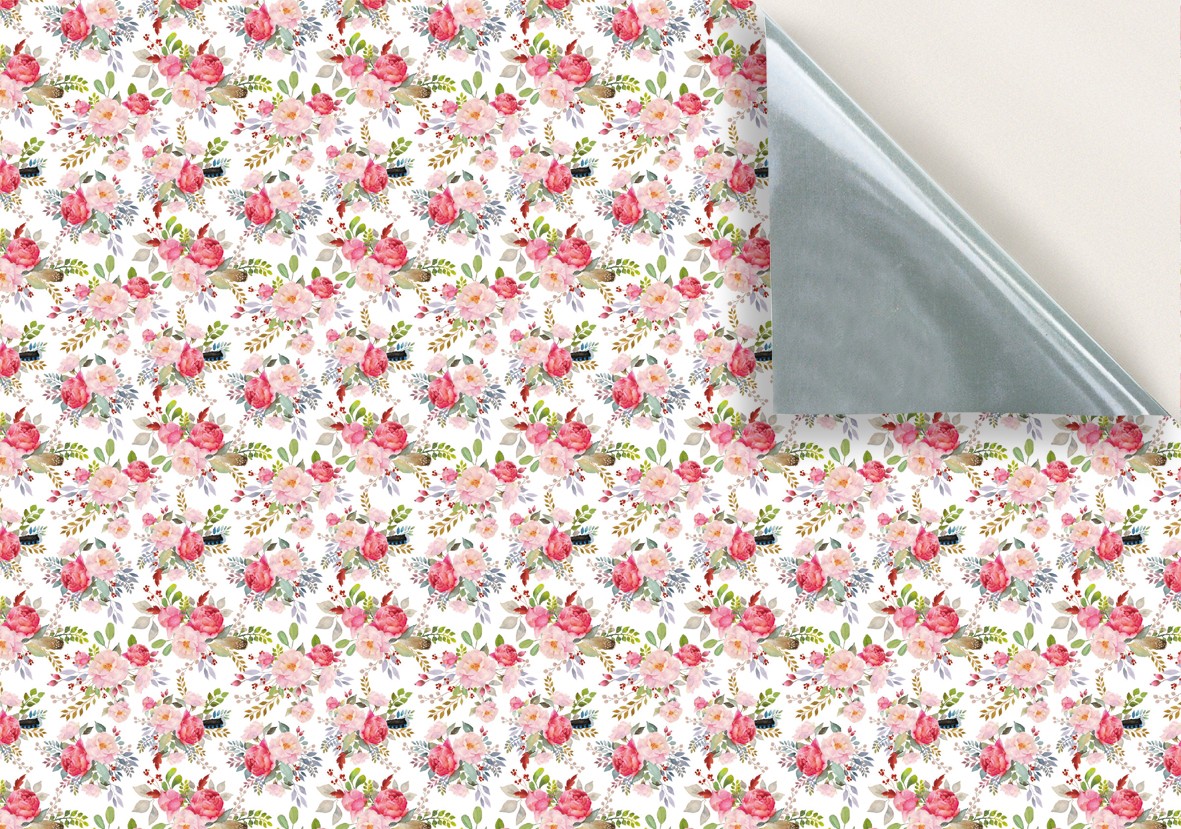 146. Vintage Floral Pink Wallpaper