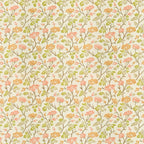 147. Vintage Floral Pink & Peach Wallpaper